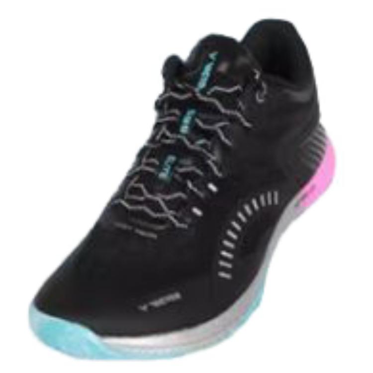 VICTOR Cushioning Breathable Low top Badminton Shoes Unisex Black