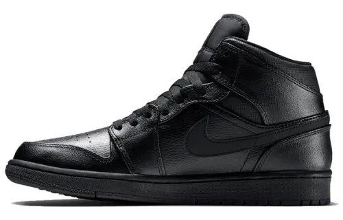 Jordan 1 Mid 'Black'