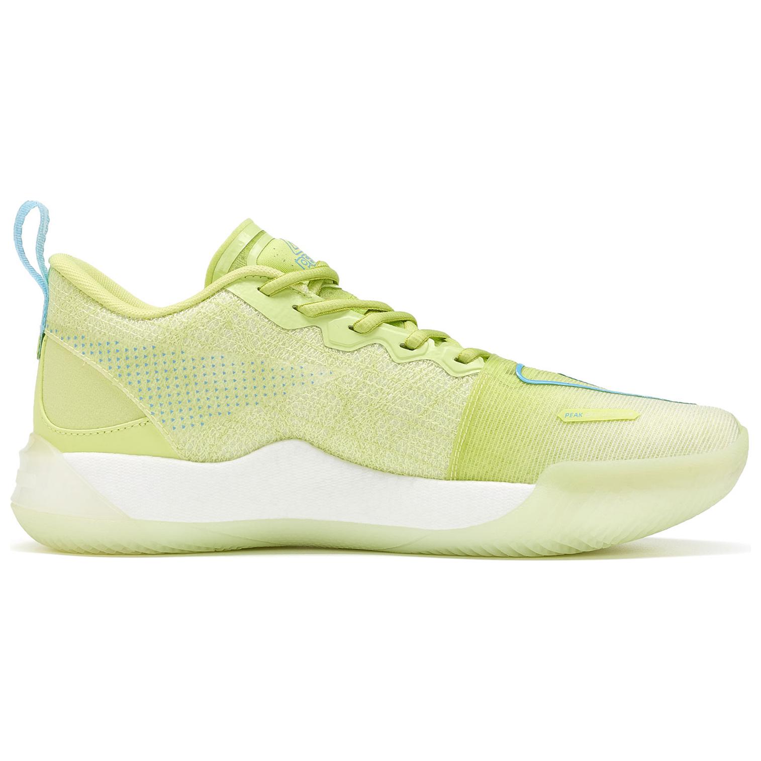 PEAK Surfing The Big Triangle 2.0 Fabric Slip Resistant Abrasion Resistant Low top Basketball Shoes Men’s Fruit Green