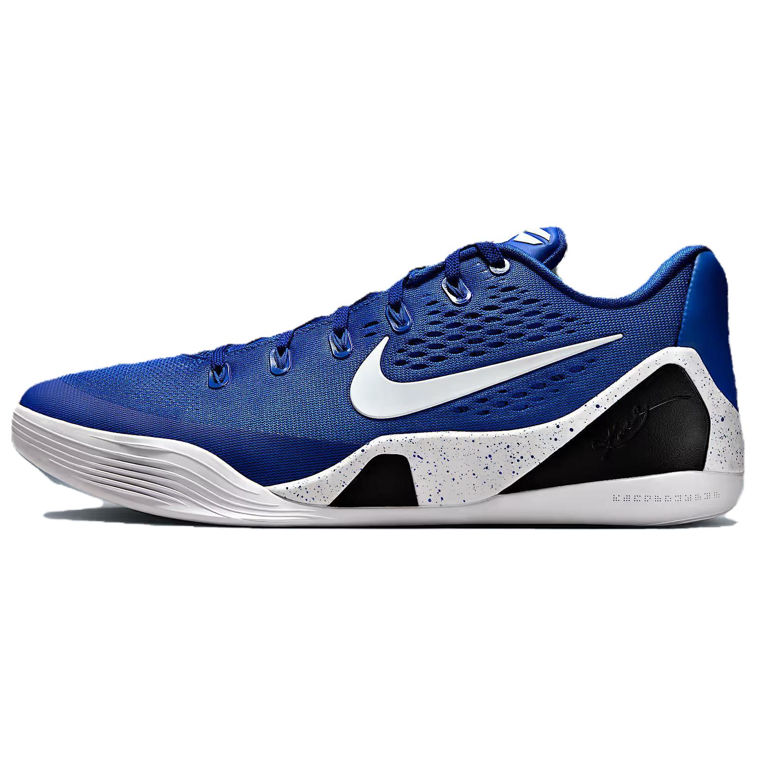 Nike Kobe 9 Elite Low Protro Comfortable and versatile, non-slip and wear-resistant, low-top basketball shoes, same style for men and women, blue