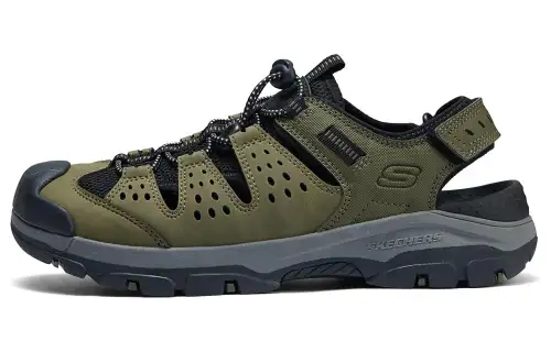 Skechers River Trekking Shoes Men's Olive Green