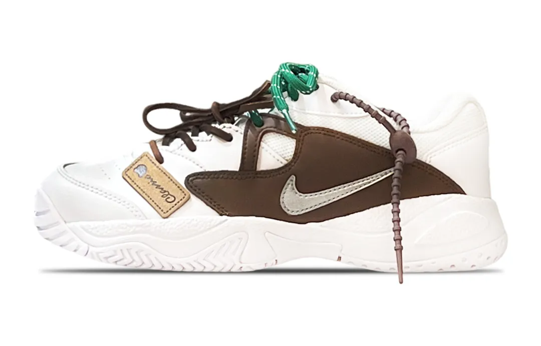 Nike Court Lite 2 Abrasion Resistant Slip Resistant Low top Tennis Shoes Women's White