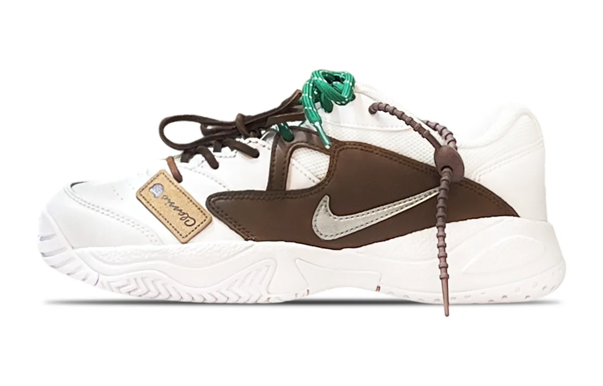 Nike Court Lite 2 Abrasion Resistant Slip Resistant Low top Tennis Shoes Women's White