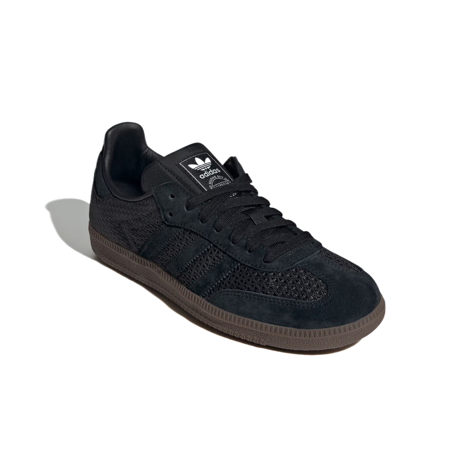 Adidas Originals Samba Textile, Leather Low top Training Shoes Women’s Black Umber