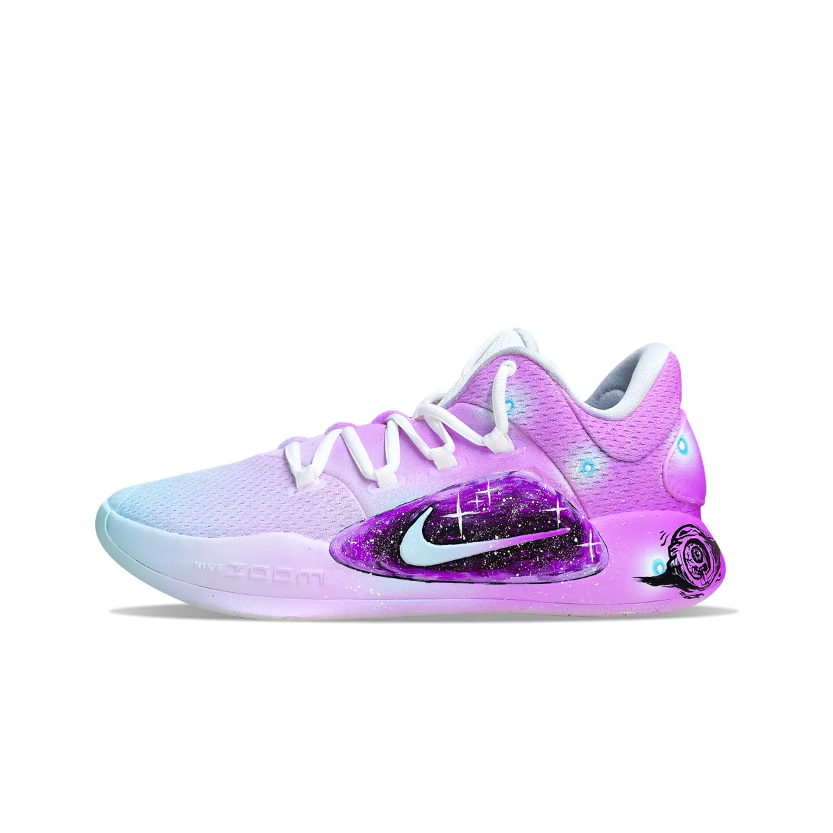 Nike Hyperdunk X Cushioning Slip Resistant Low top Basketball Shoes Men's Purple