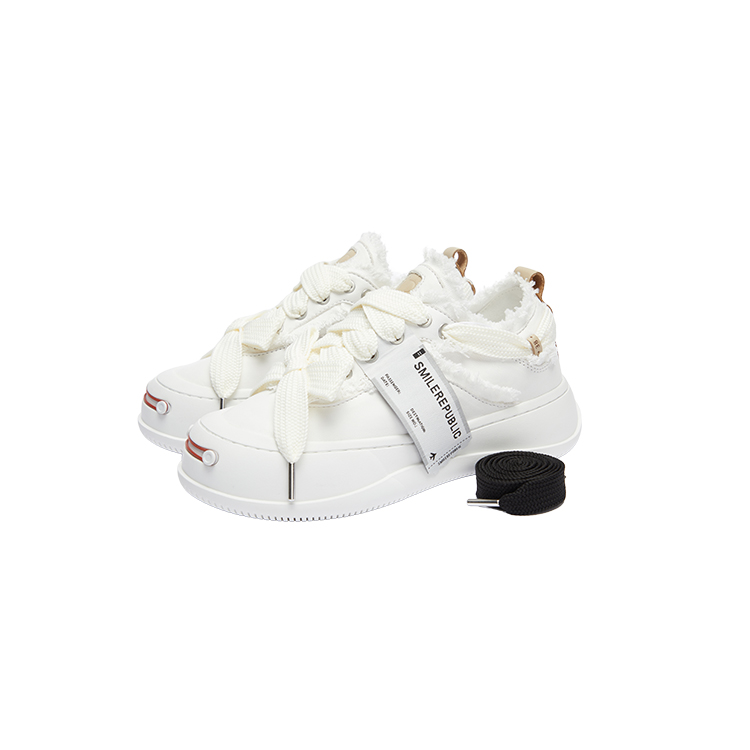 SMILEREPUBLIC Open Ended Smiling Collection White Moonlight Slip Resistant, Abrasion Resistant, Height Increasing