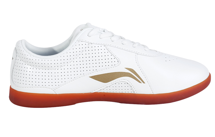 Li Ning Cushioning Slip Resistant Abrasion Resistant Breathable Low top Training Shoes Unisex White
