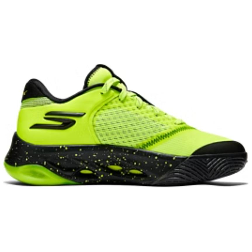 Skechers Low top Basketball Shoes Men’s Yellow Green Black