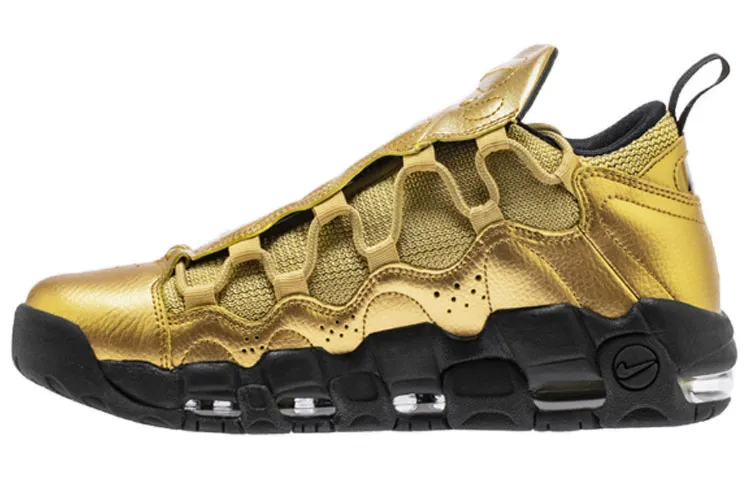 Nike Air More Money Metallic Gold Black