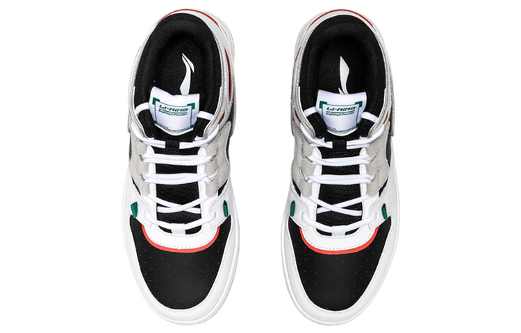 Li Ning Attack 2020 Synthetic Leather Lace Up Cushioning Slip Resistant Abrasion Resistant Mid top