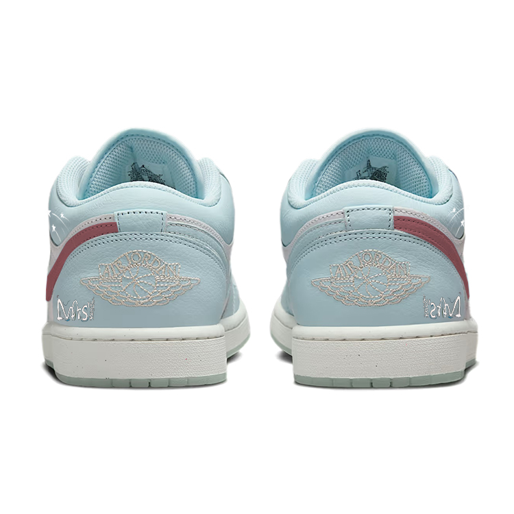 Jordan Air Jordan 1 Low top Vintage Basketball Shoes Unisex Blue
