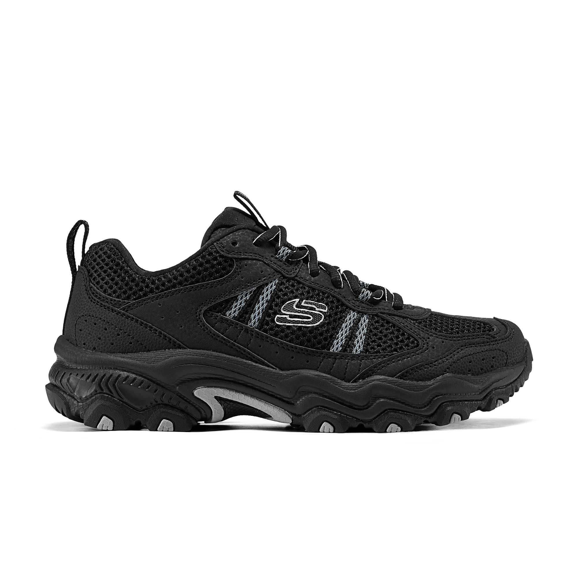 Skechers Stamina At Abrasion Resistant Breathable Support Grip Low top Hiking Shoes Women’s Black