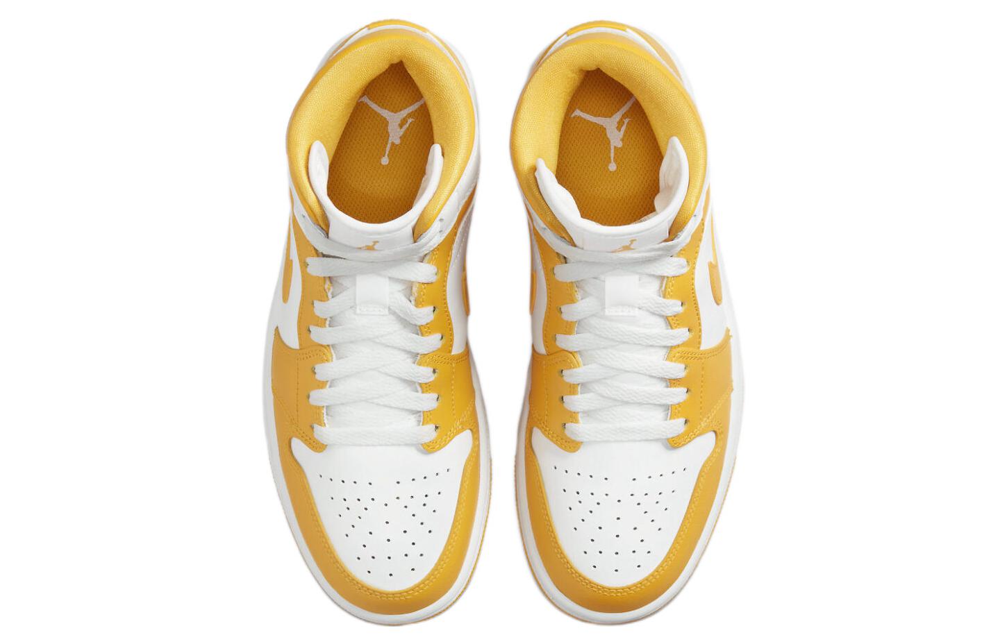Jordan 1 Mid White University Gold Women’s
