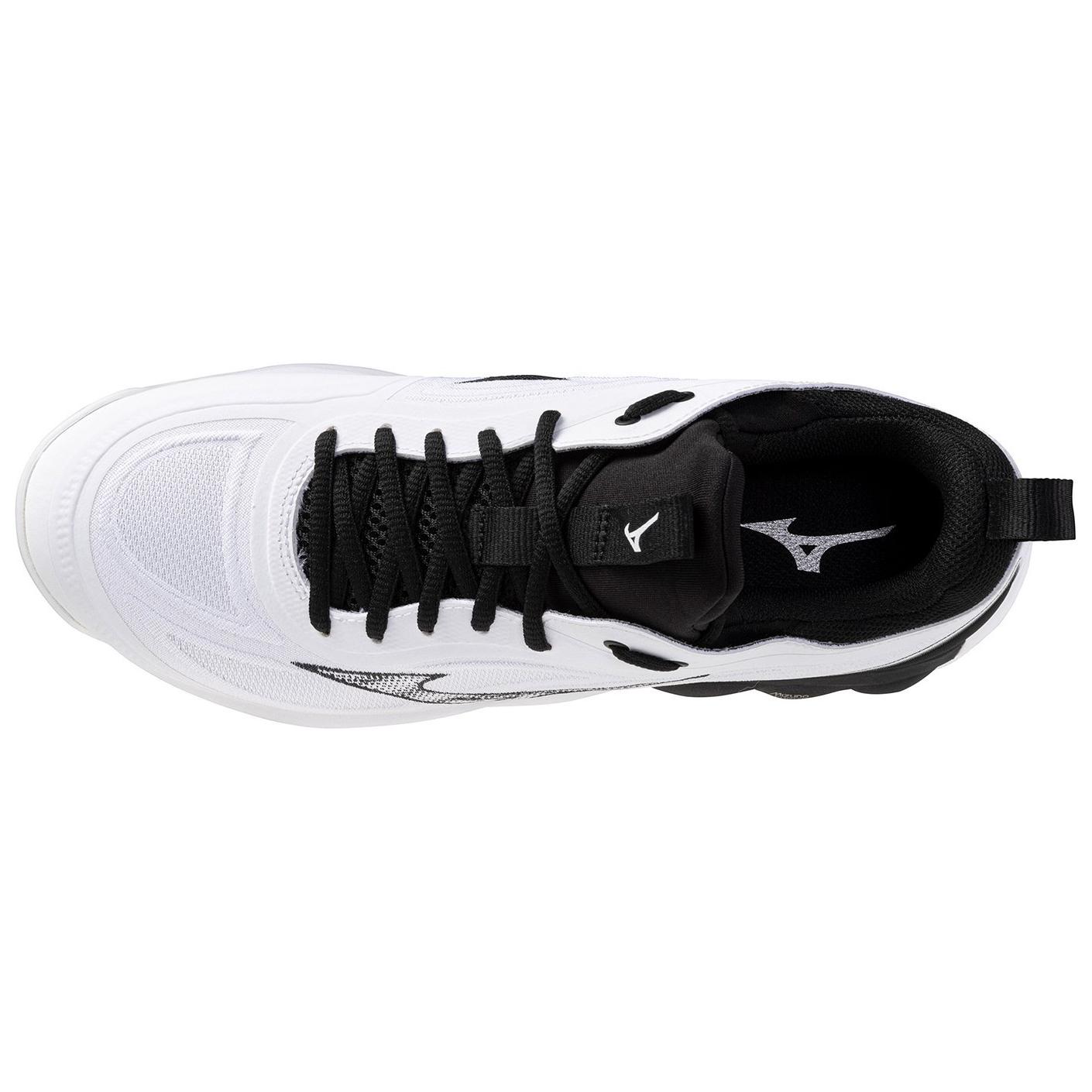 Mizuno Slip Resistant Abrasion Resistant Low top Training Shoes Men’s White Black