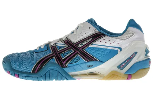 Asics Gel-Blast 5 Indoorshoes Comfortable Volleyball Shoes Wear-Resistant Low-Top Training Shoes Women's Blue