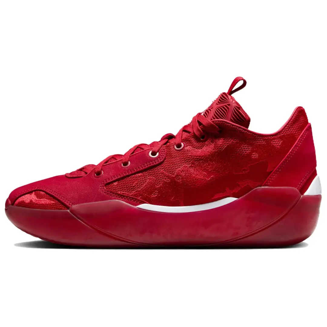 Jordan Air Jordan 39 Slip Resistant Abrasion Resistant Mid top Basketball Shoes Men's Red