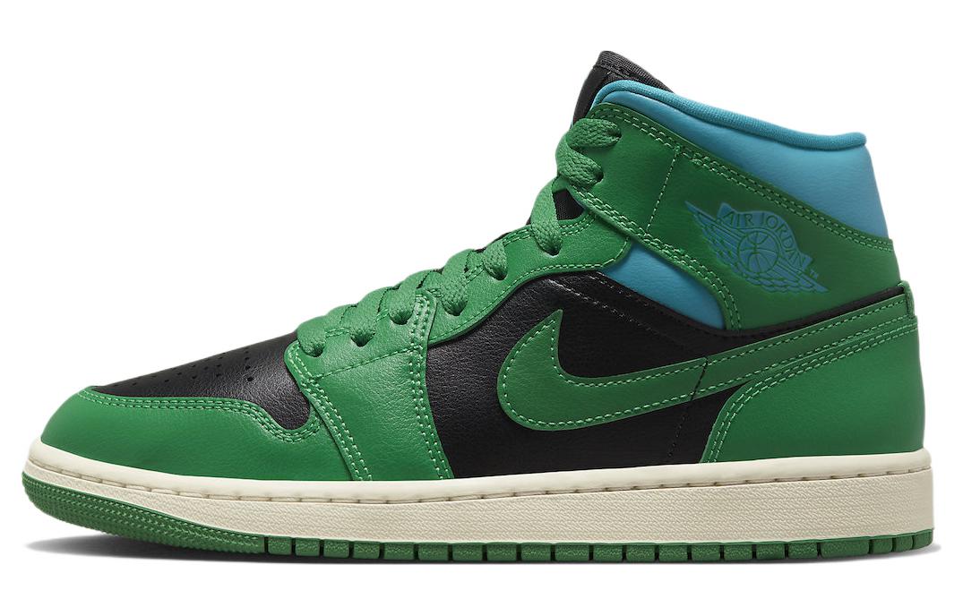 Jordan 1 Mid Lucky Green Aquatone Women’s