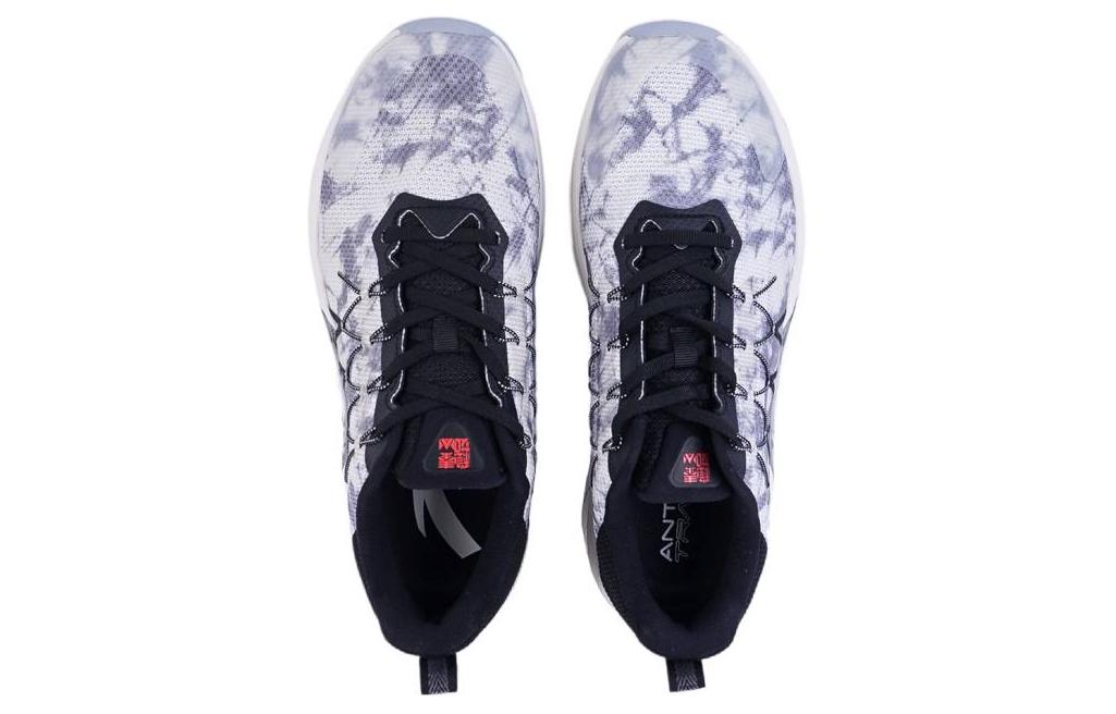 Anta Wuer Tai Shan 2 Cushioning Slip Resistant Abrasion Resistant Low top Training Shoes Men’s White Black