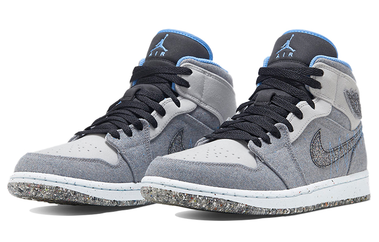 Air Jordan 1 Mid ‘Crater Grey University Blue’