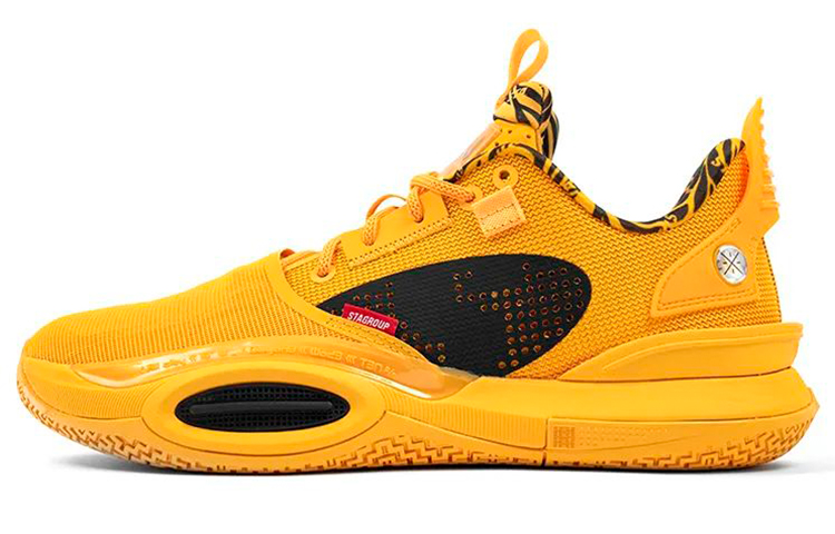 Li Ning All City 10 Basketball Shoes Men’s Low Top Yellow/Black