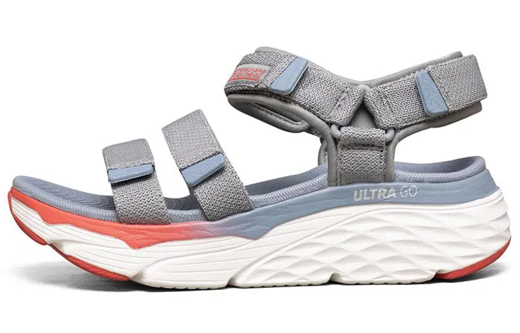 Skechers Max Cushioning Beach Sandals Women's Charcoal/Multicolor