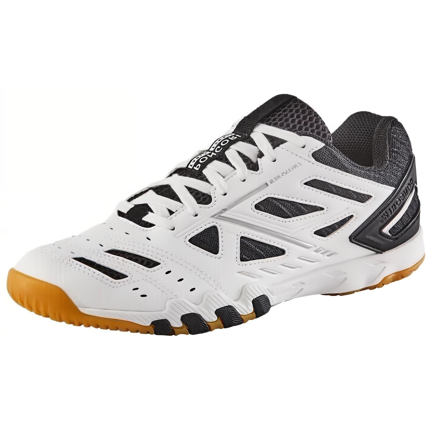 DECATHLON Cushioning, Wear Resistant Low top Table Tennis Shoes Unisex Black White