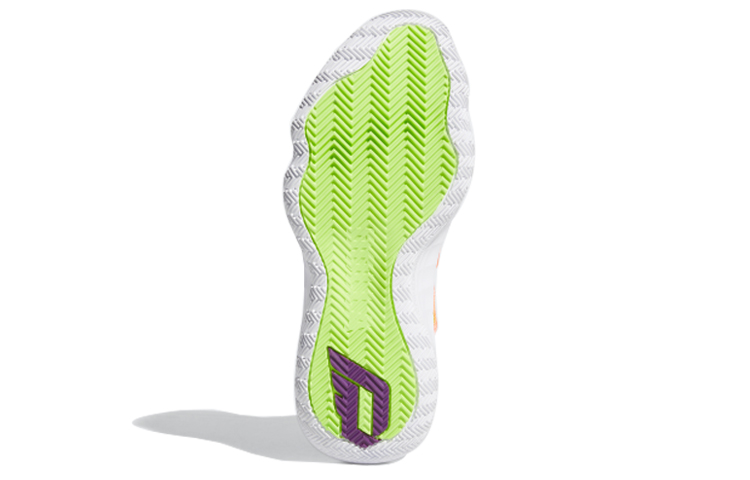 Мужские кроссовки adidas D lillard 6 Dame 6 (черно-фиолетовые) — фото 5