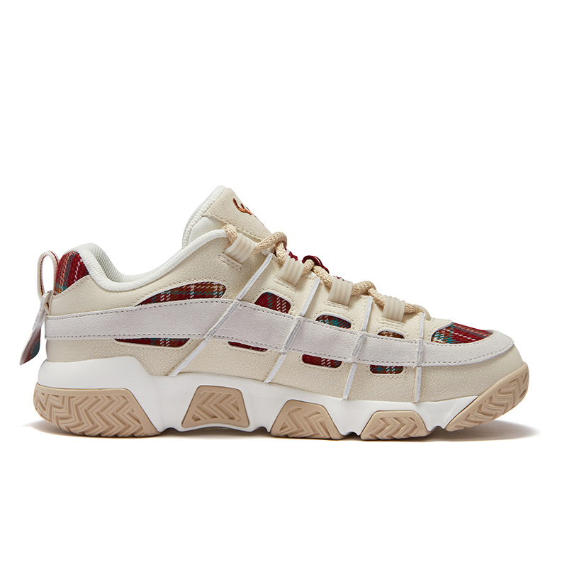 FILA FUSION BUSTER Puffy Shoes, Fashion Versatile Low top Vintage Basketball Shoes Men’s Red