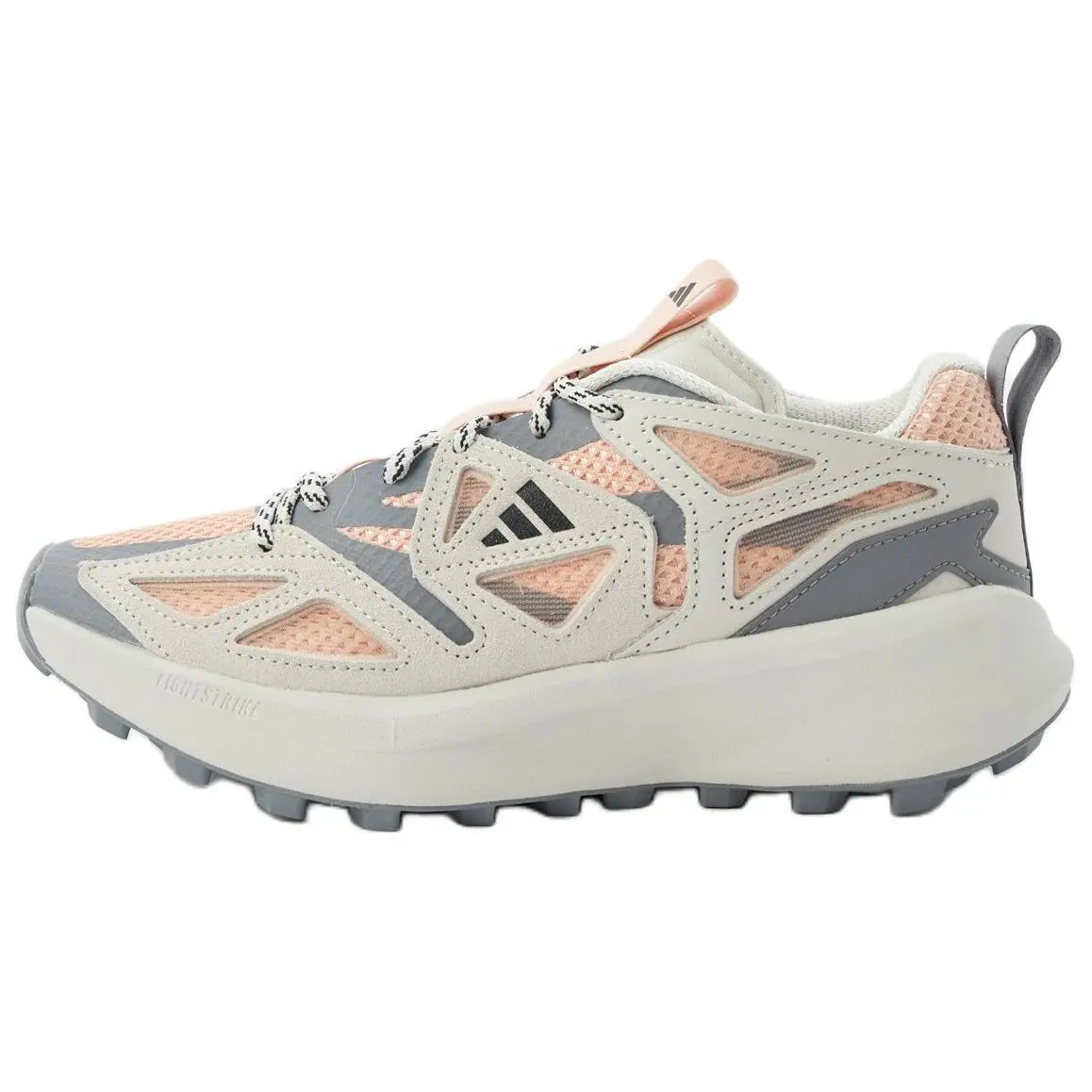 Adidas Kantai Trail Abrasion-Resistant Slip-Resistant Low-top Hiking Shoes Women's Pink Gray