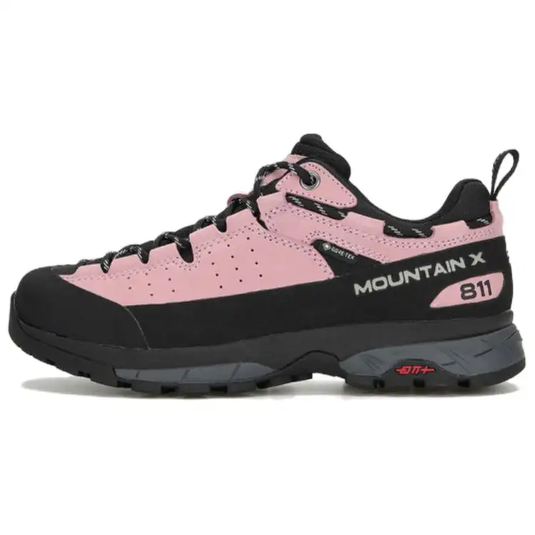 KOLON SPORT Slip Resistant Abrasion Resistant Low top Hiking Shoes Women's Black Pink
