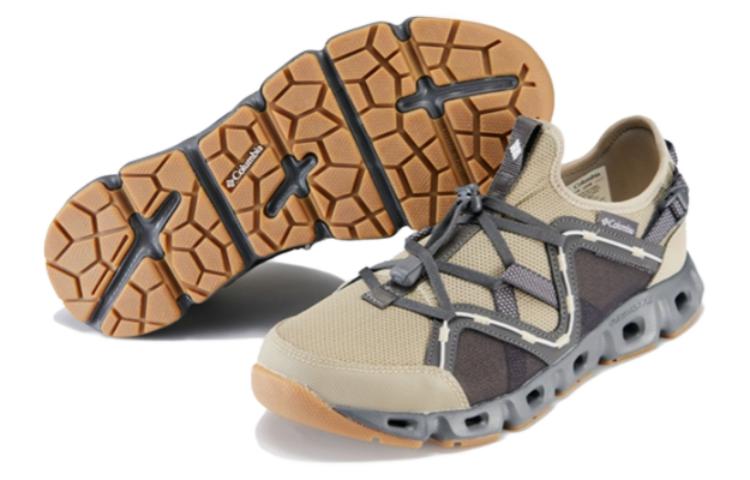 Columbia Slip Resistant Abrasion Resistant Low top Mountaineering Shoes Men’s Gray Beige