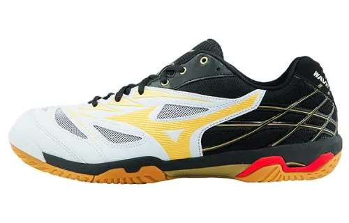 Mizuno Fang Textile, Synthetic Leather Comfortable Round Toe Slip Resistant, Abrasion Resistant, Breathable
