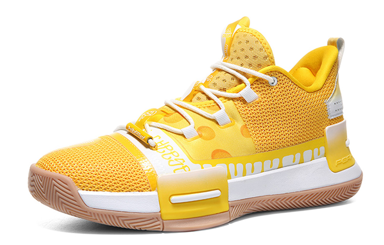 PEAK Flash Textile, Synthetic Leather, TPU Cushioning Slip Resistant Abrasion Resistant Low top Taichi Basketball Shoes