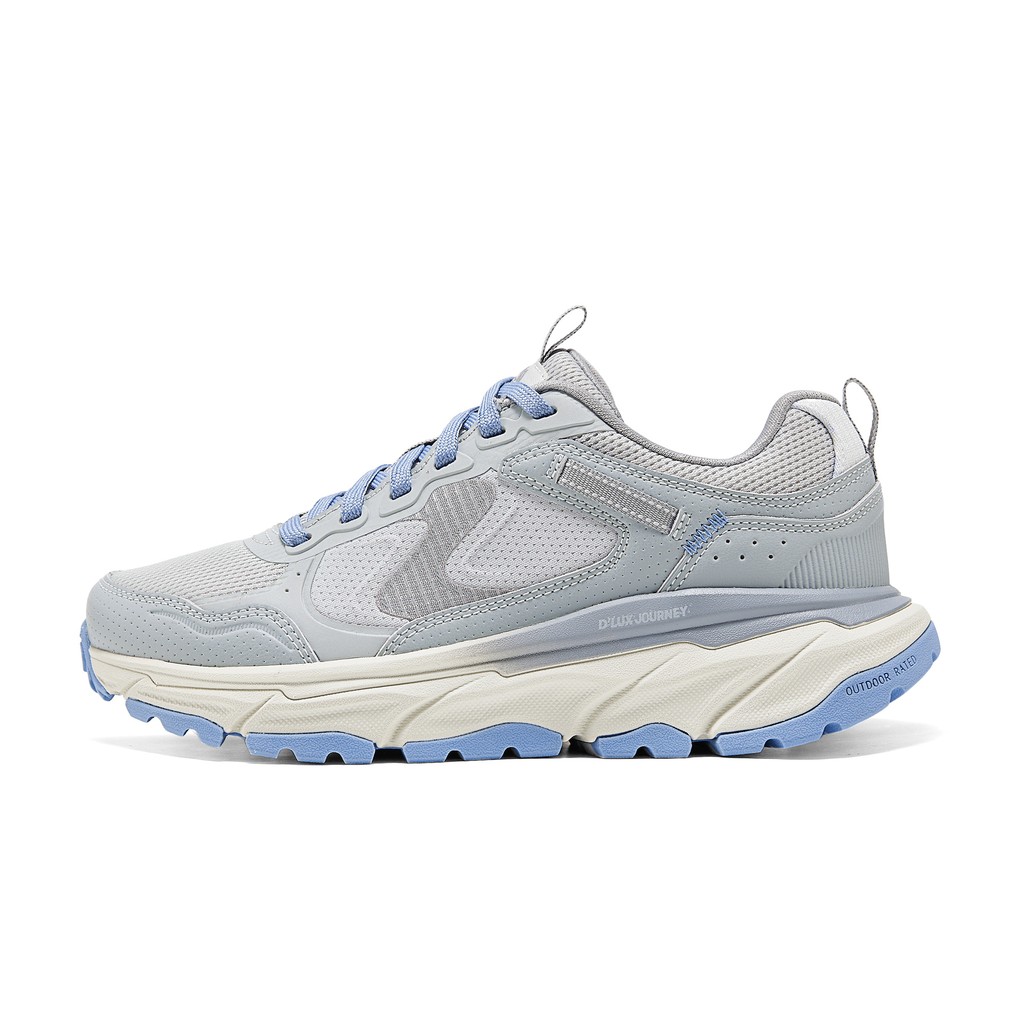 Skechers D’LUX JOURNEY Abrasion Resistant Low top Mountaineering Shoes Women’s Gray Blue