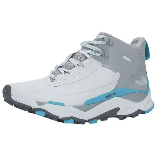 THE NORTH FACE Vectiv Exploris Slip Resistant Abrasion Resistant Mid top Mountaineering Shoes Women's Gray