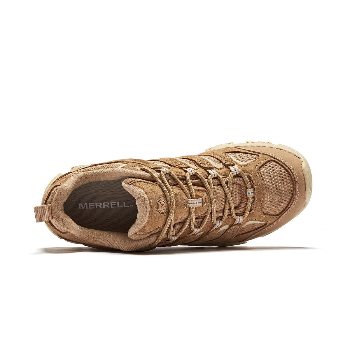 MERRELL MOAB 3 Cushioning Slip Resistant Trail Running Hiking Shoes Men’s Khaki