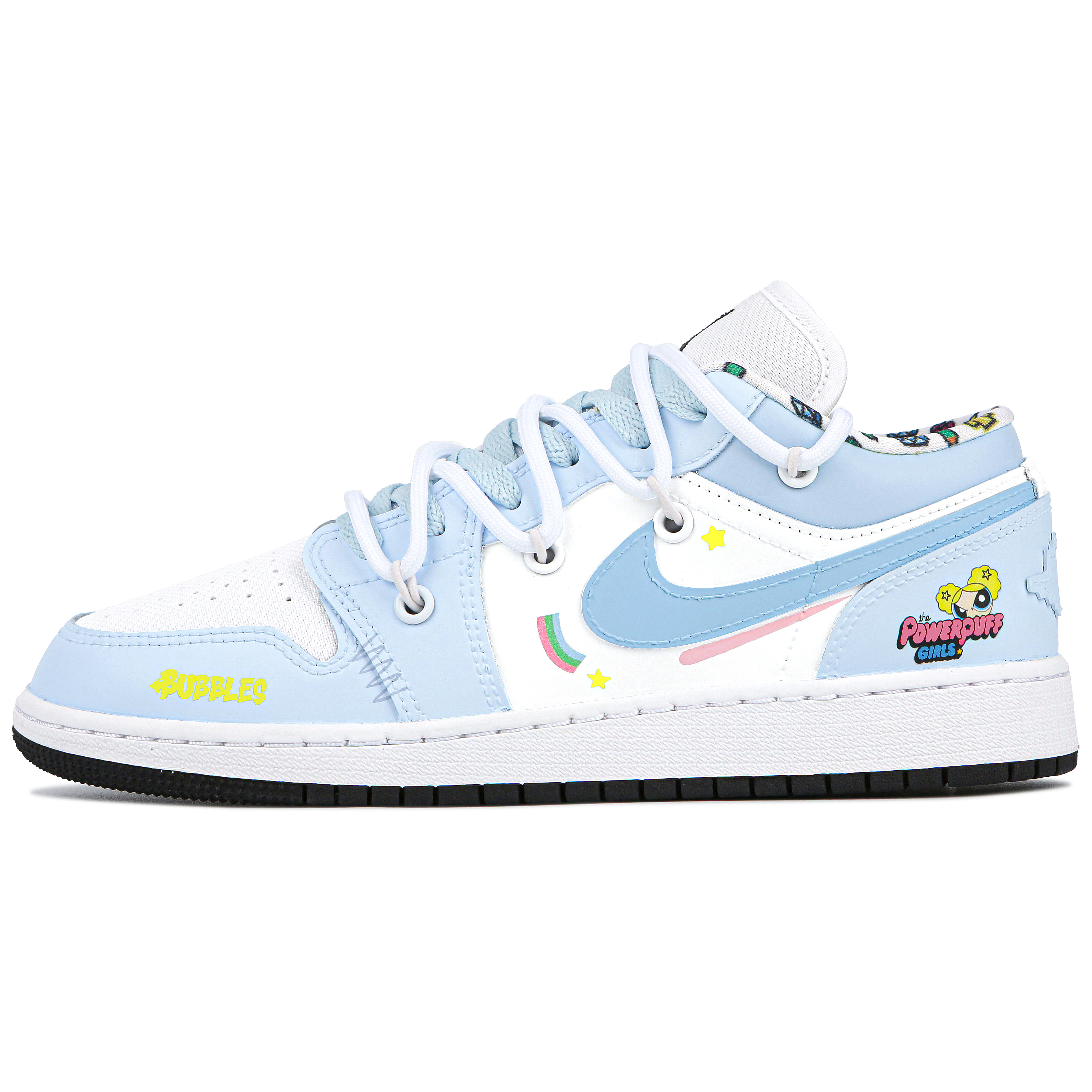 Jordan Air Jordan 1 Low Dusty Blue Policewoman Cushioning Slip Resistant Abrasion Resistant