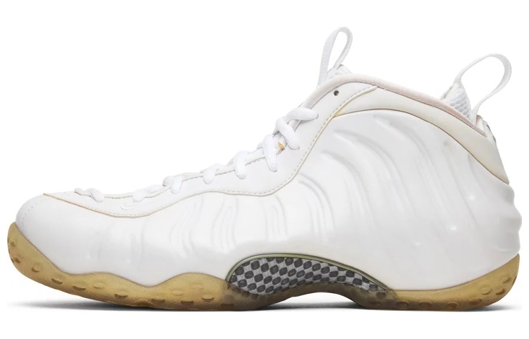 Nike Foamposite One White Out Bubble Anti-slip Lightweight Mid-top Retro Basketball Shoes Men's White