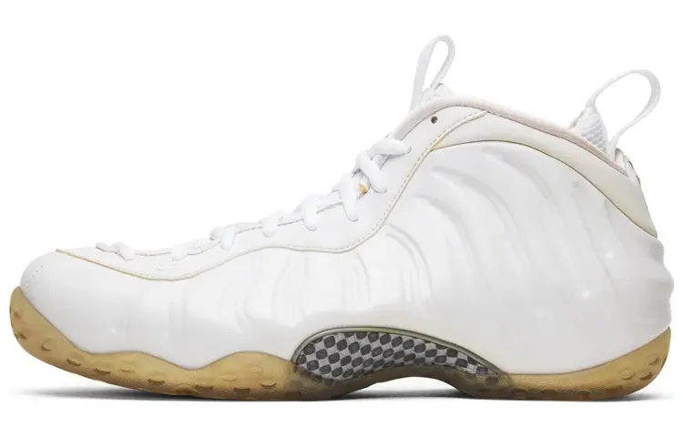 Nike Foamposite One White Out Bubble Anti-slip Lightweight Mid-top Retro Basketball Shoes Men's White