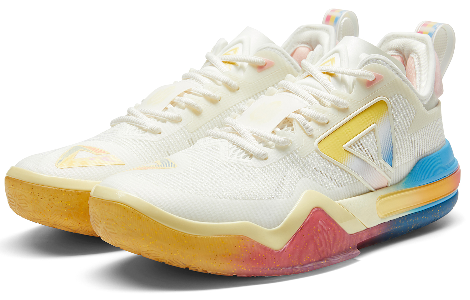 PEAK Wiggins 1, Taichi Cushioning Breathable Low top Basketball Shoes Men’s Yellow