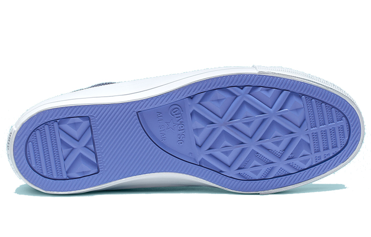 Женские кеды Converse Chuck Taylor All Star Starware Low Top (сине-белый) — Синий / белый — фото 6