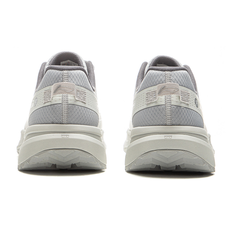 Li Ning Outdoor CF Tracing Cushioning Abrasion Resistant Reflective Rebound Low top Hiking Shoes Unisex Gray White