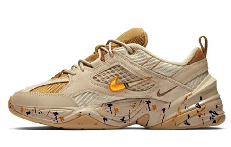 Nike M2K Textile, Synthetic Leather Slip Resistant, Abrasion Resistant, Lightweight Low top Chunky Sneakers Men's