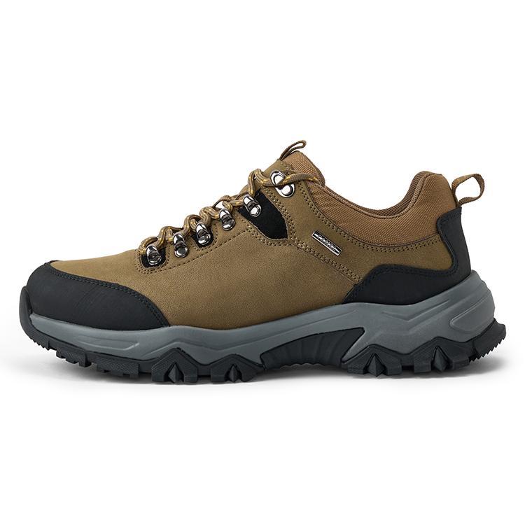 CAMEL Outdoor Casual Slip Resistant Abrasion Resistant Low top Hiking Shoes Men’s Brown