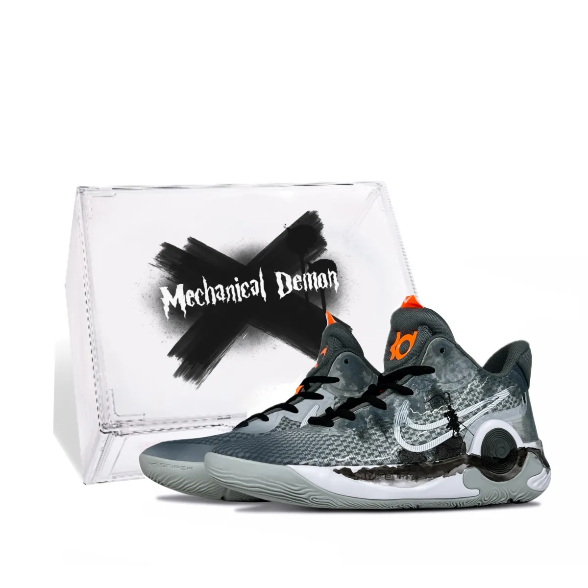 Nike Trey 5 Abrasion Resistant Coverage Mid top Basketball Shoes Men's Black White Gray
