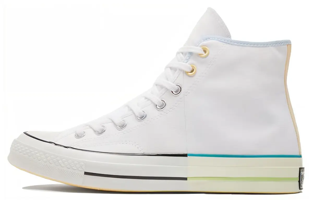 Chuck 70 Converse High 'White Pack - Chambray Blue'