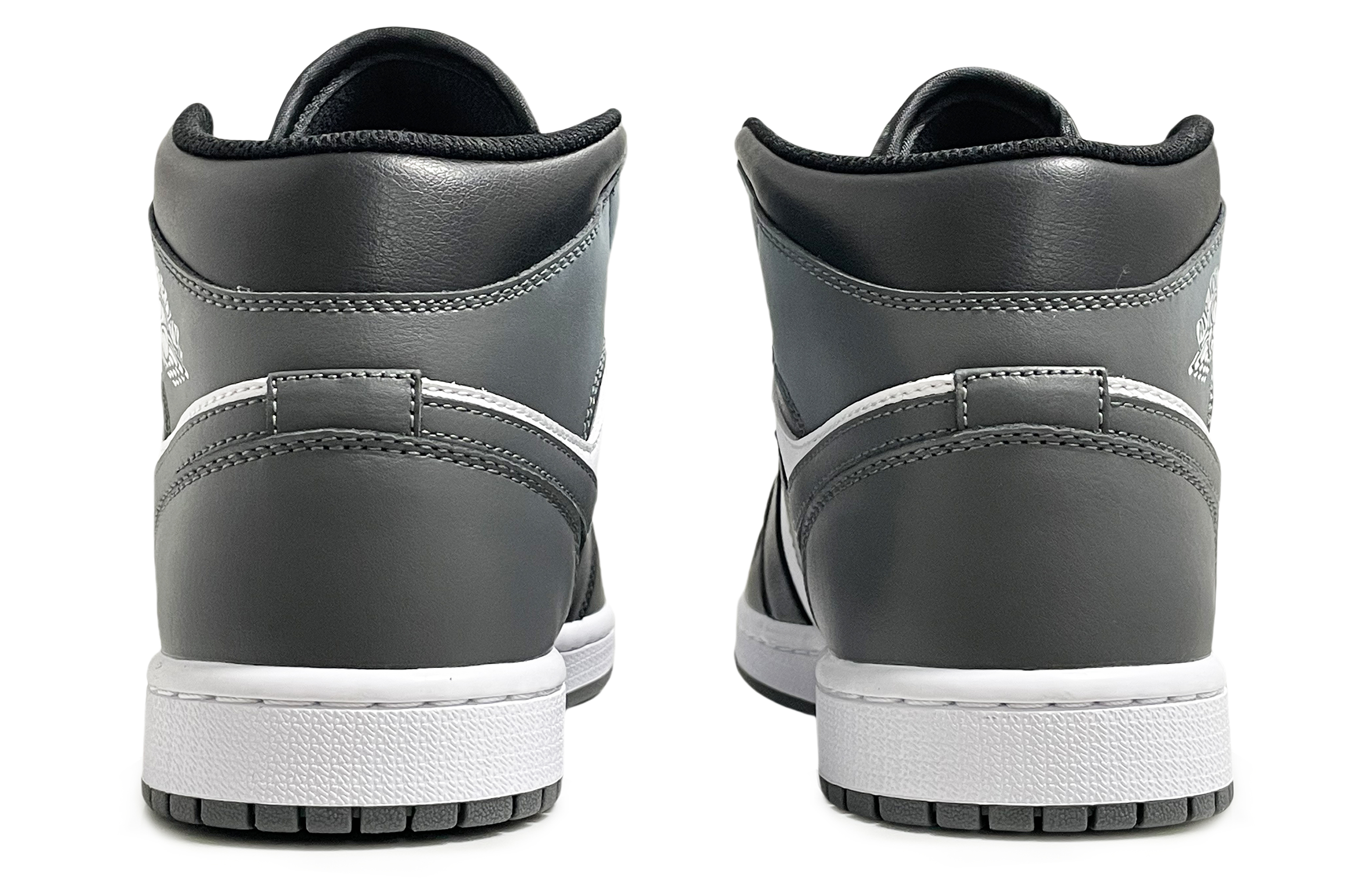 Jordan Air Jordan 1 Abrasion Resistant Mid top Vintage Basketball Shoes Unisex Black