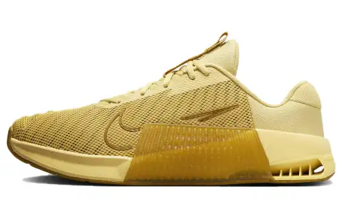 Nike Metcon 9 comfortable and versatile shock-absorbing and wear-resistant low-cut training shoes for men yellow