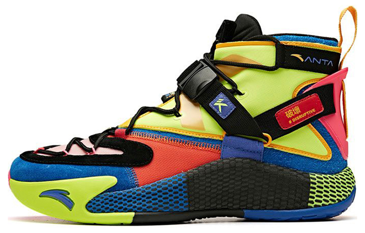 Anta KT5 Disruptive ‘Jigsaw Puzzle’ High top Basketball Shoes Men’s Multicolor