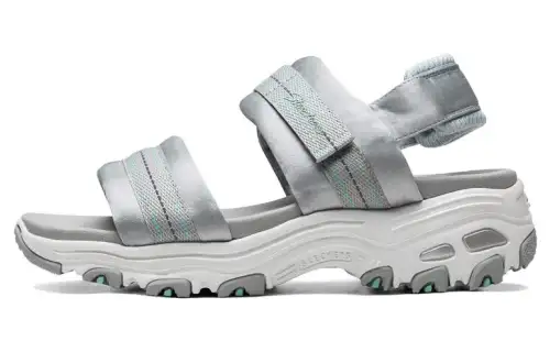 Skechers D'LITES Beach Sandals Women's Gray